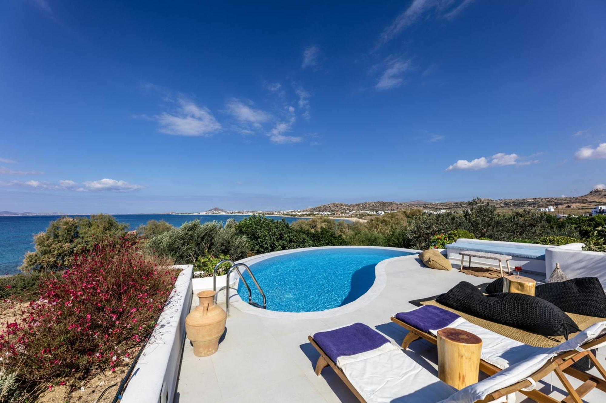 Villa Paradise in Naxos Pláka Habitación foto